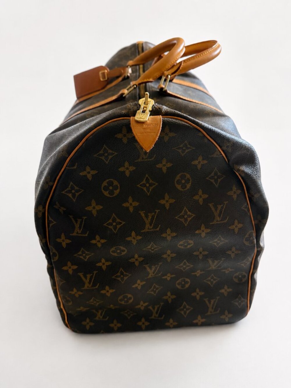 Authentic Louis Vuitton Keepall 60 Monogram Canvas Travel Duffel Bag | WGACA Aut - Picture 5 of 8